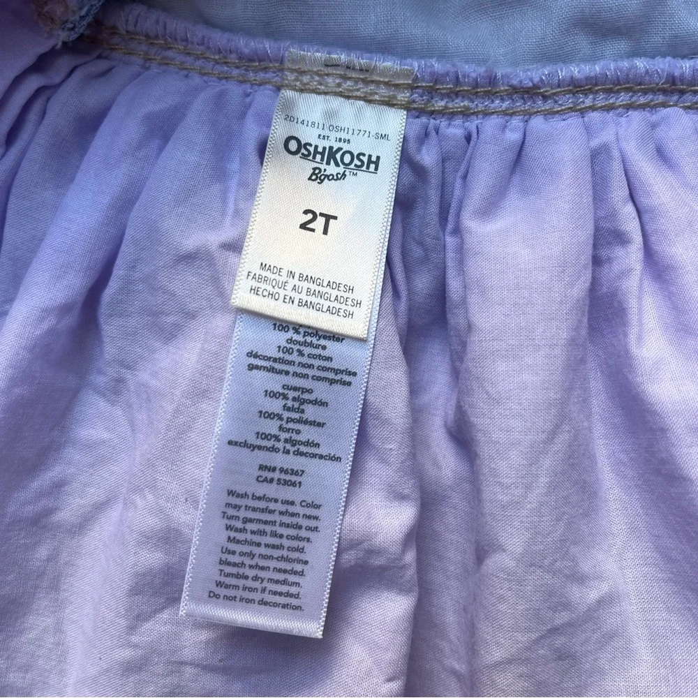 OshKosh B’gosh Lot of 3 Dresses and Romper 2T